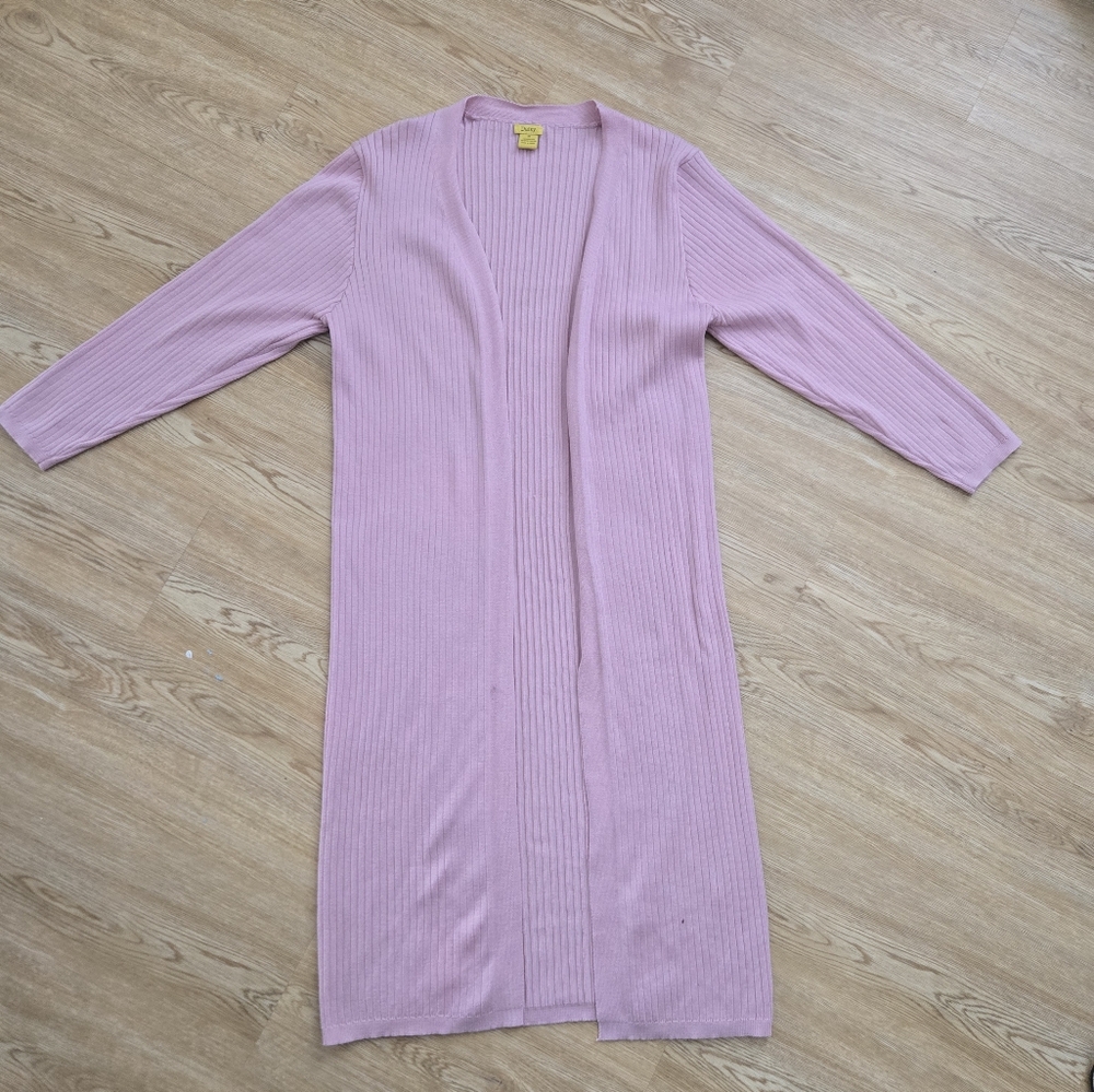 Daisy Soft Pink Ribbed Cardigan